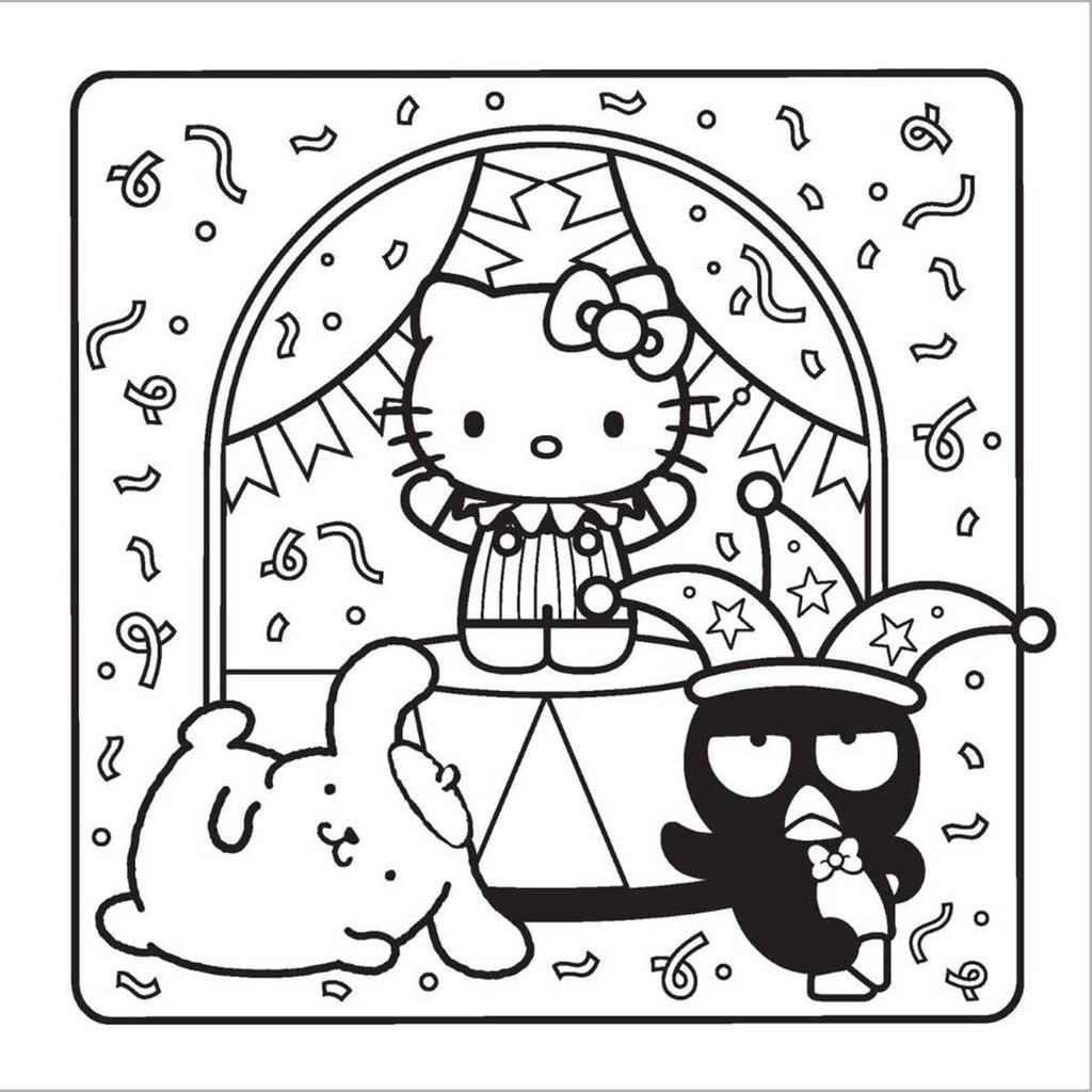 Hello Kitty and Friends - Cosy Colouring Book