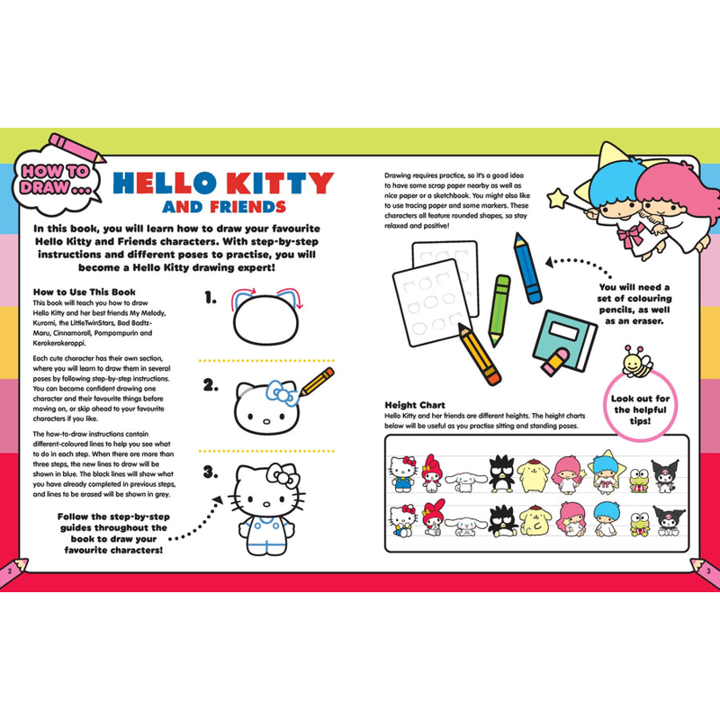 Hello Kitty And Friends - How To Draw