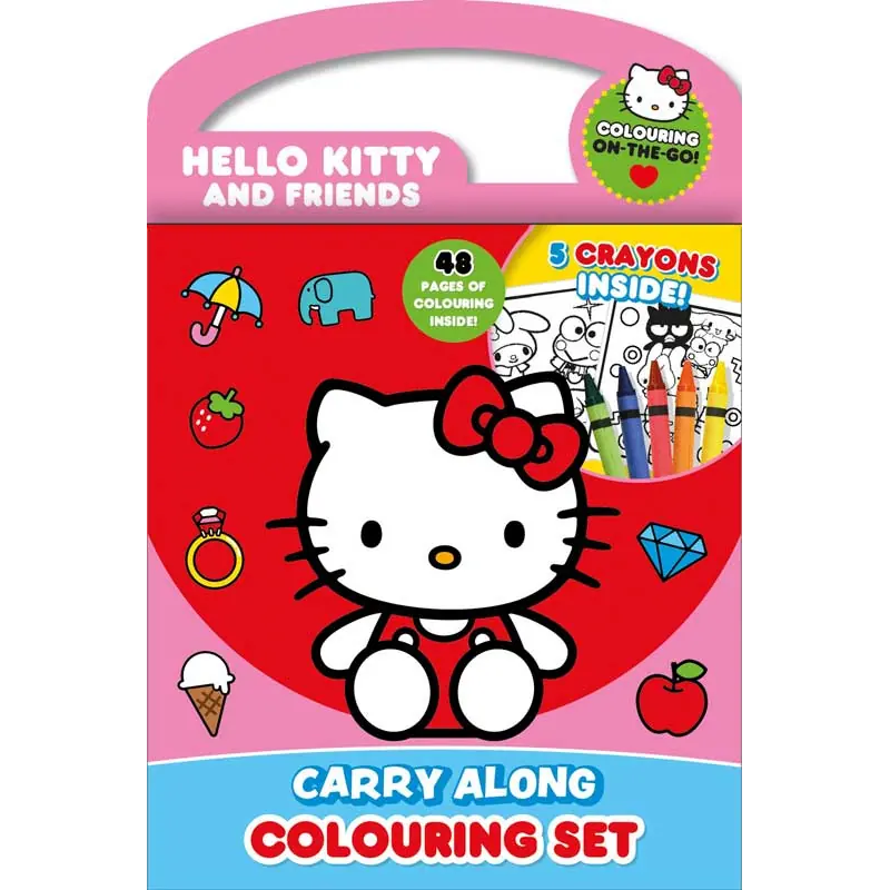 Hello Kitty Carry Along Colouring Set