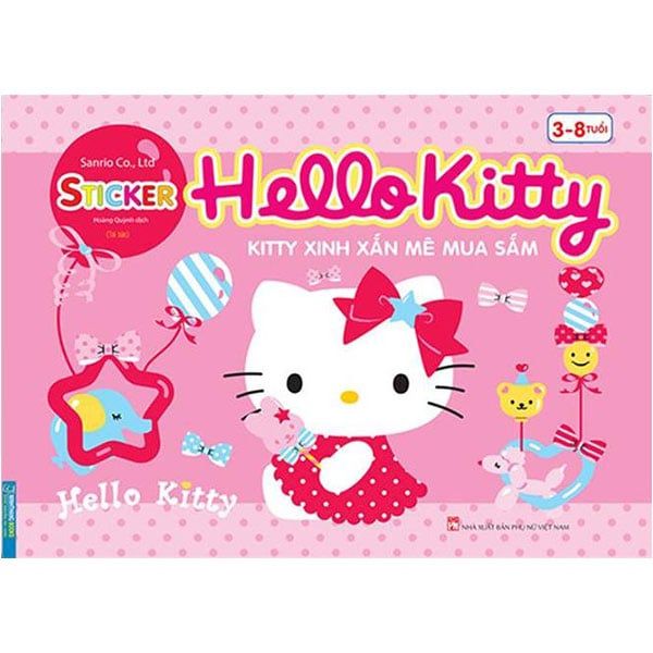 Sticker Hello Kitty - Kitty Xinh Xắn Mê Mua Sắm (Tái bản năm 2023)
