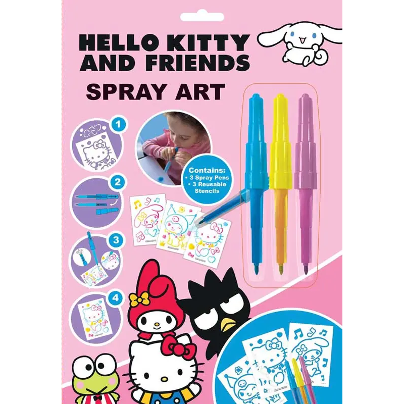 Hello Kitty Spray Art