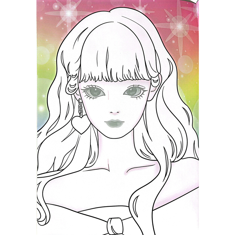 Tủ Sách Trang Điểm Thần Tượng K-Pop Sticker Và Tô Màu 1