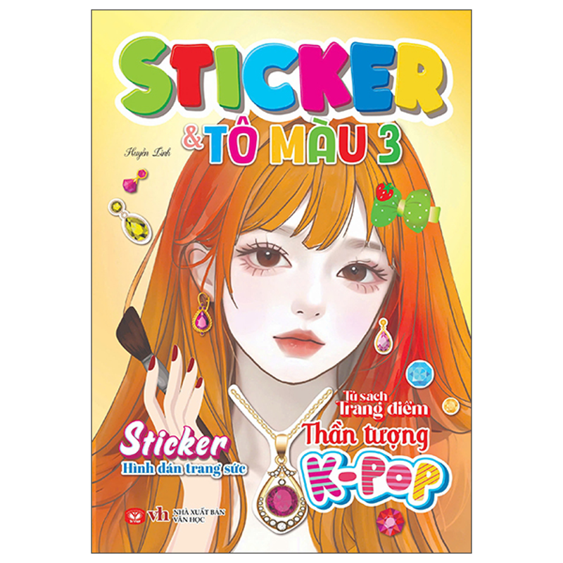 Tủ Sách Trang Điểm Thần Tượng K-Pop Sticker Và Tô Màu 1