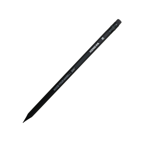 Hồng Hà - Bút Chì Gỗ Đen 2B Có Tẩy 3587