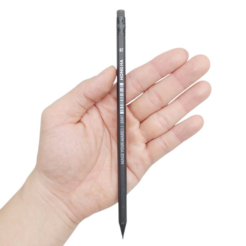 Hồng Hà - Bút Chì Gỗ Đen 2B Có Tẩy 3587