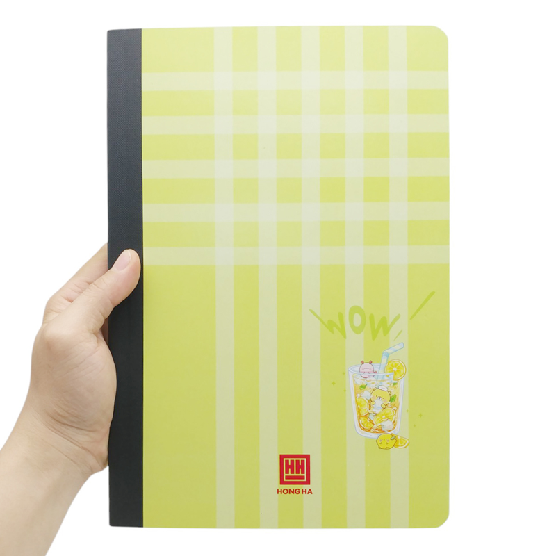 Hồng Hà - Sổ Bìa Bồi Wow A4 200Tr 58Gsm Caro 4652