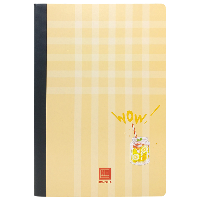 Hồng Hà - Sổ Bìa Bồi Wow A4 300tr 58gsm Caro 4653