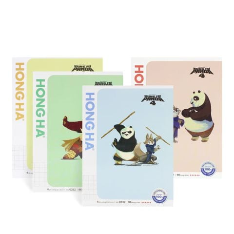 Tập Class 200tr Hồng Hà - Kungfu Panda A5 DL60gsm 4oly (Giao mẫu ngẫu nhiên)