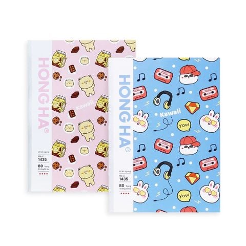 Tập Study 80tr Hồng Hà - Oringa B5 DL70gsm Kẻ Ngang (Giao mẫu ngẫu nhiên)