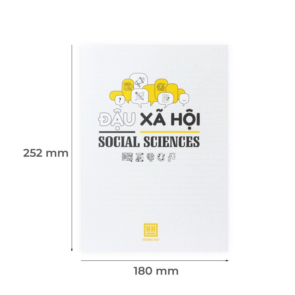 Tập Sinh Viên 120tr Hồng Hà – Đậu Xã Hội B5 DL70gsm Kẻ Ngang 1470 (Giao mẫu ngẫu nhiên)