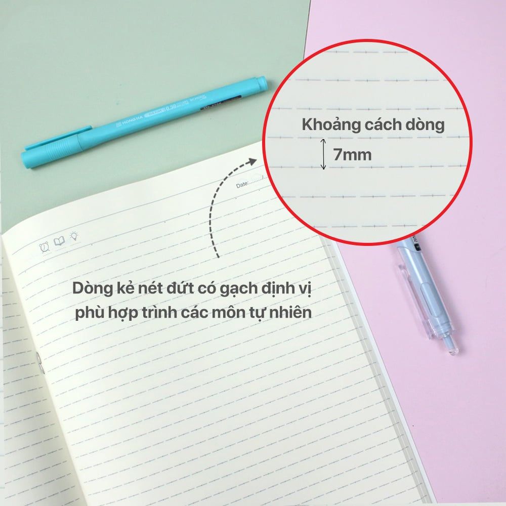 Tập Sinh Viên Study 120tr Hồng Hà – Đỗ Tự Nhiên B5 DL70gsm Kẻ Ngang Gạch 1468 (Giao mẫu ngẫu nhiên)