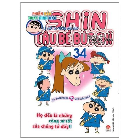 SHIN CẬU BÉ BÚT CHÌ T34-HOẠT HÌNH MÀU