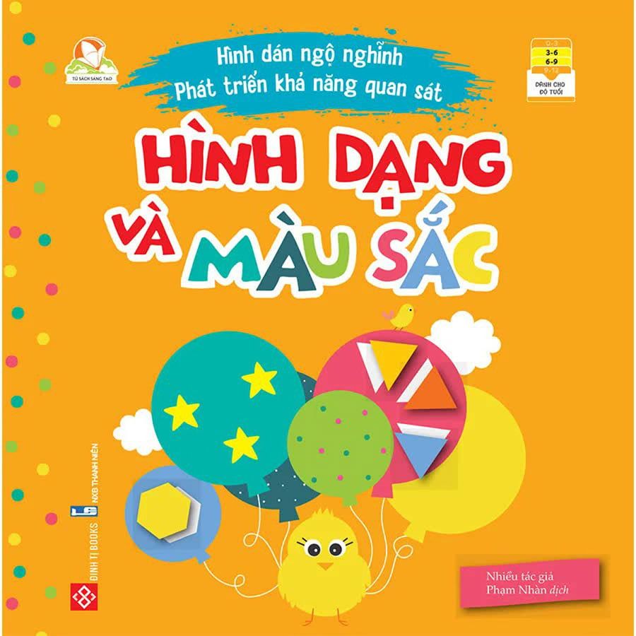 Hình Dán Ngộ Nghĩnh - Phát Triển Khả Năng Quan Sát - Hình Dạng Và Màu Sắc