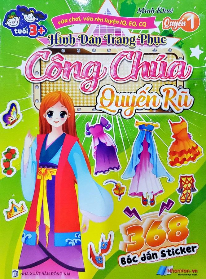 Hình Dán Trang Phục Công Chúa - Quyển 1: Quyến Rũ