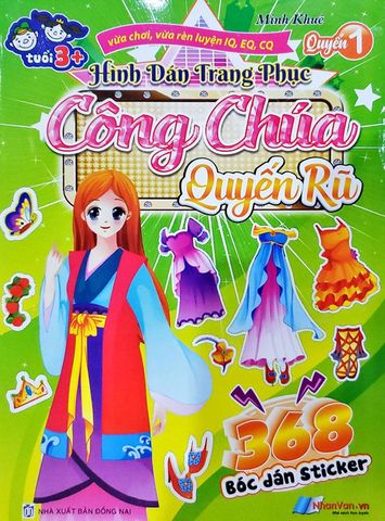 Hình Dán Trang Phục Công Chúa - Quyển 1: Quyến Rũ