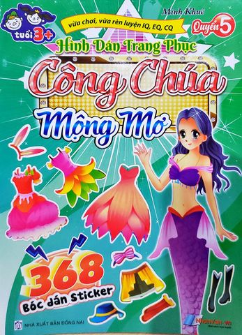 Hình Dán Trang Phục Công Chúa - Quyển 5: Mộng Mơ