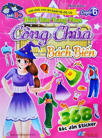 Hình Dán Trang Phục Công Chúa - Quyển 6: Bách Biến