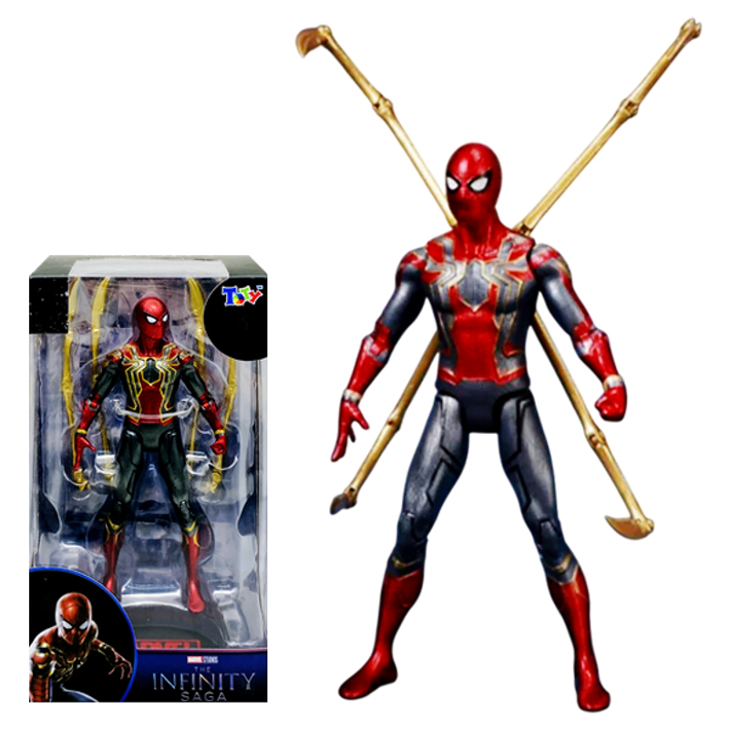 Zd Toys Mô Hình Marvel Iron Spiderman With Plastic Holder  Zm37
