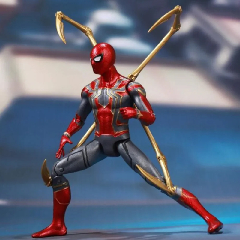Zd Toys Mô Hình Marvel Iron Spiderman With Plastic Holder  Zm37