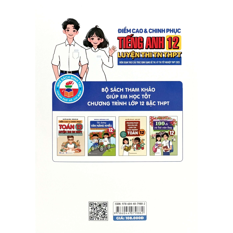 Điểm Cao Và Chinh Phục Tiếng Anh 12_luyện Thi Tn THPT (Dùng Chung 3 Bộ)