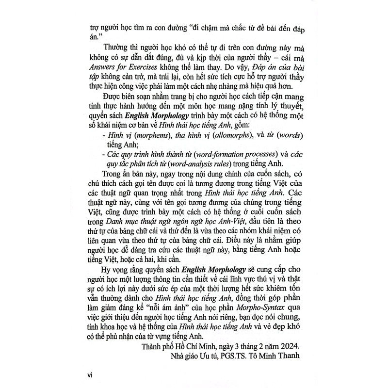 Hình Thái Học Tiếng Anh - English Morphology