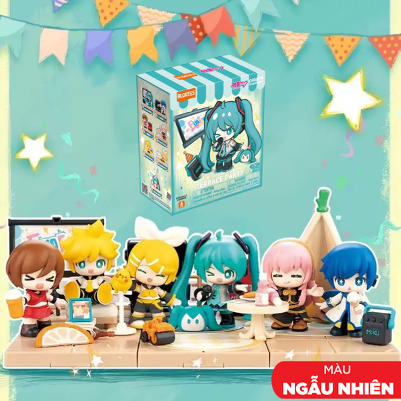 Blokees Mô Hình Trang Trí - Hatsune Miku - VB01 - Terrace Party - EK08 (Giao mẫu ngẫu nhiên)