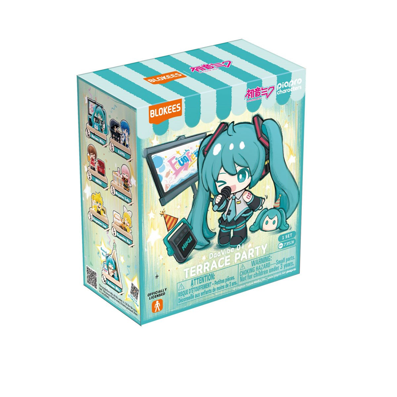 Blokees Mô Hình Trang Trí - Hatsune Miku - VB01 - Terrace Party - EK08 (Giao mẫu ngẫu nhiên)