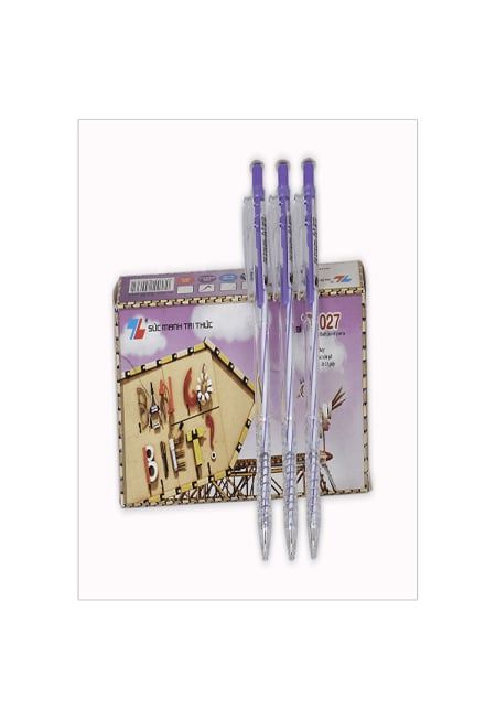 Bút Bi TL-027 Tím (360độ)