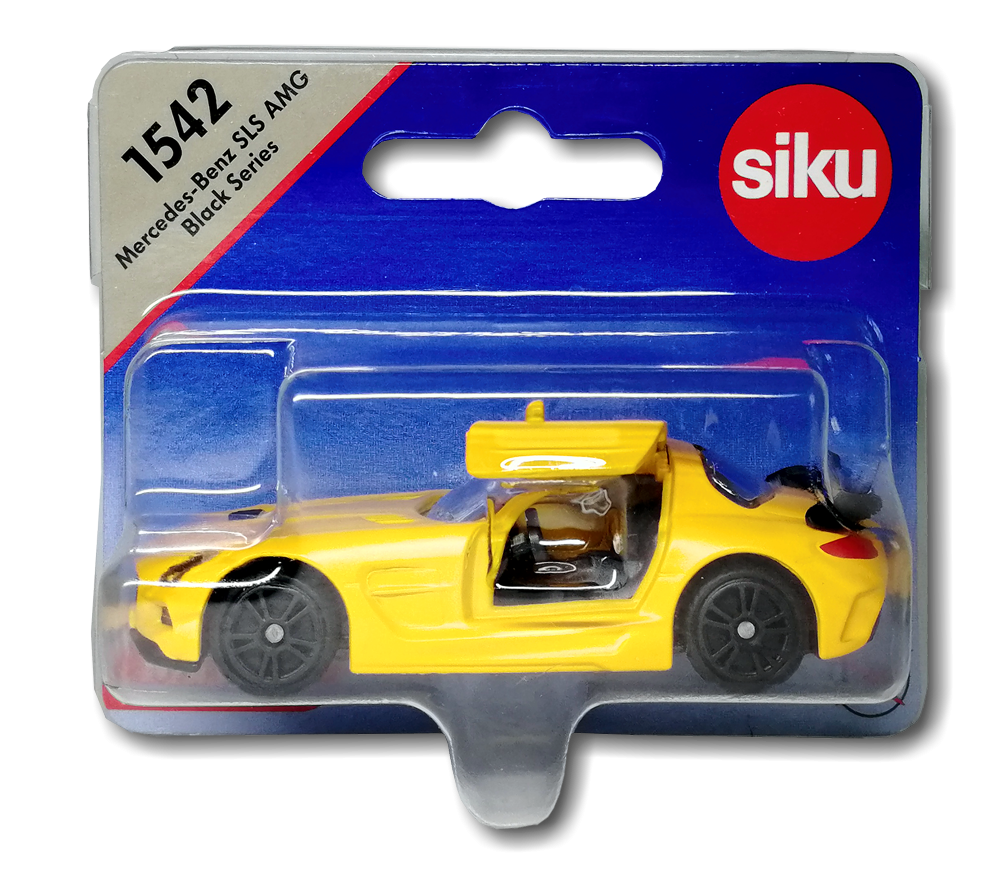 Đồ Chơi Xe Mercedes - Benz SLS AMG Phiên bản đen -  Siku 1542