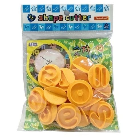 Bộ Khuôn Nặn Hình Number Donerland FB02041