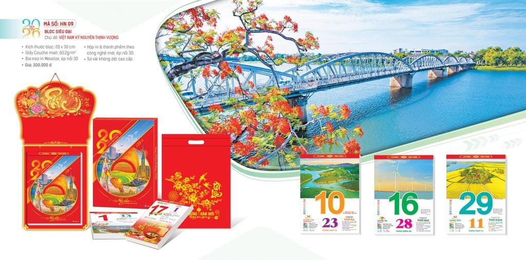 2026-HN09 BLOC SD VN KỶ NGUYÊN THỊNH VƯỢNG 20*30 (HOA NIÊN)