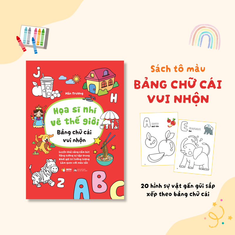 Họa Sĩ Nhí Vẽ Thế Giới - Bảng Chữ Cái Vui Nhộn