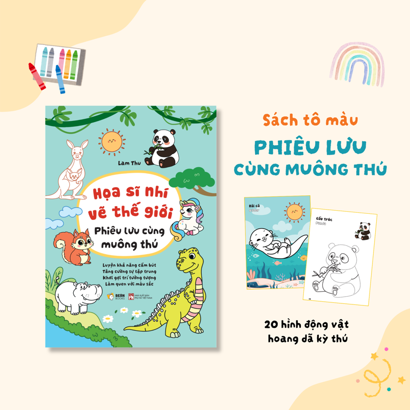 Họa Sĩ Nhí Vẽ Thế Giới - Phiêu Lưu Cùng Muông Thú