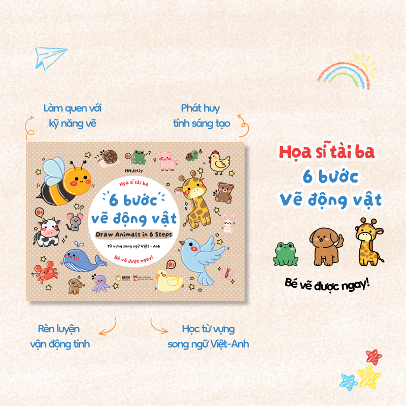 Họa Sĩ Tài Ba - 6 Bước Vẽ Động Vật