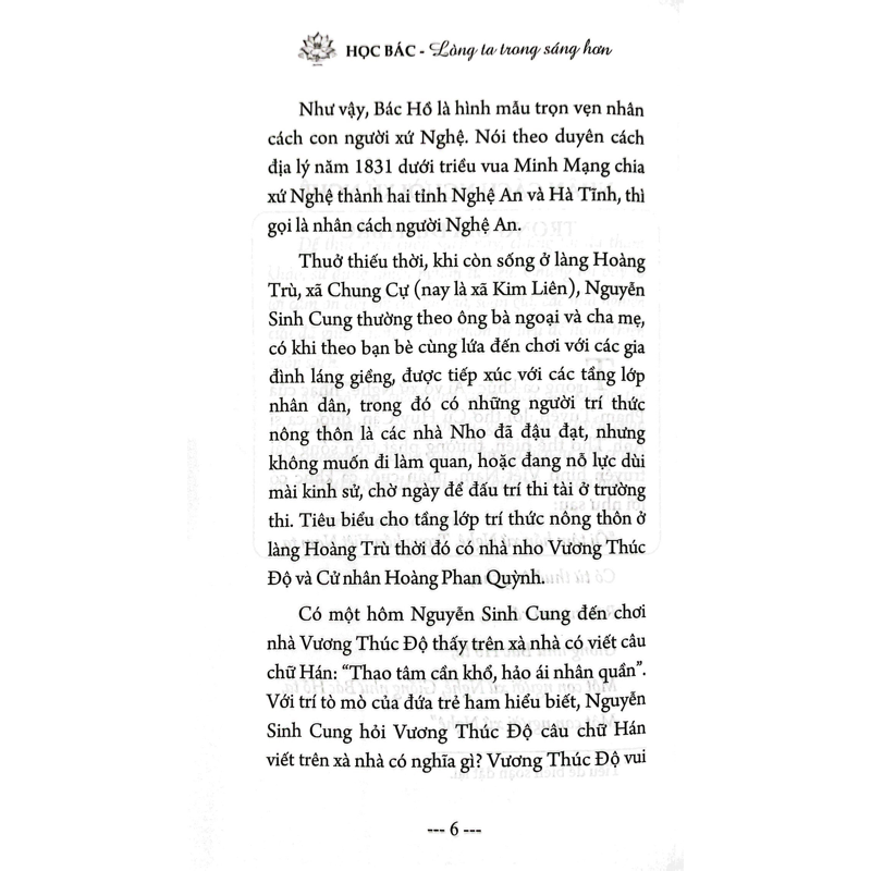 Học Bác Lòng Ta Trong Sáng Hơn