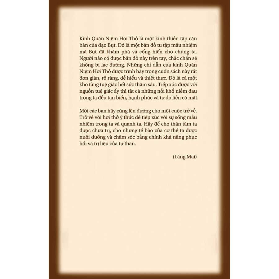 Hơi Thở Nuôi Dưỡng, Hơi Thở Trị Liệu (Tái bản năm 2023)