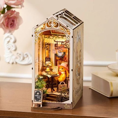 Robotime Đồ Chơi Lắp Ráp Tiệm Cafe Kì Nghỉ TGB15