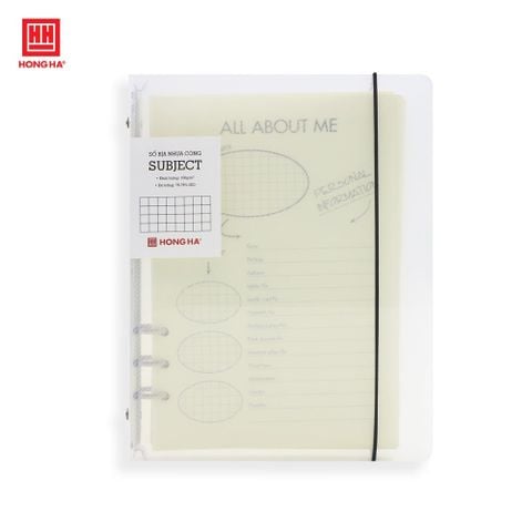 Hồng Hà - Sổ Bìa Nhựa Còng 200tr Đl: 100/76-78