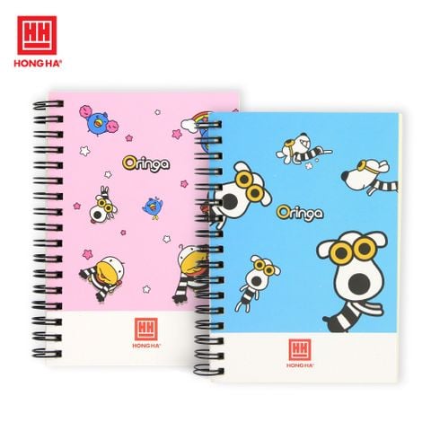 Hồng Hà Sổ Lò Xo Ngang Oringa A6 200tr Đl: 70/76-78 (Giao mẫu ngẫu nhiên)