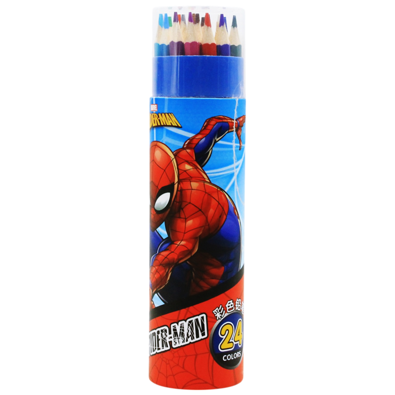 Hộp 24 Cây Viết Chì Màu Spiderman D01192A