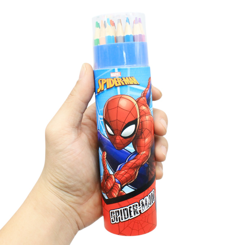Hộp 24 Cây Viết Chì Màu Spiderman D01192A