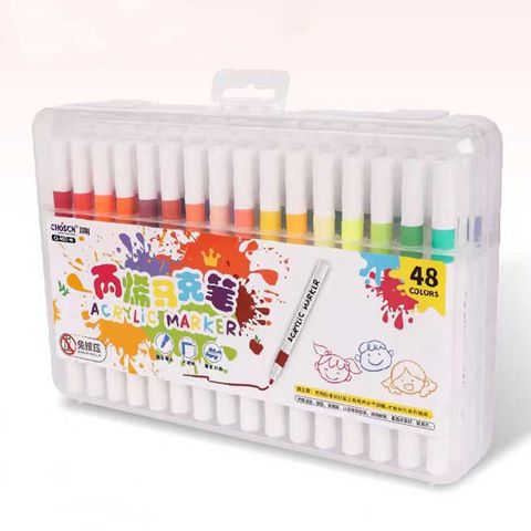 Chosch - Hộp 48 Cây Bút Màu Vẽ Acrylic CS-M02-48