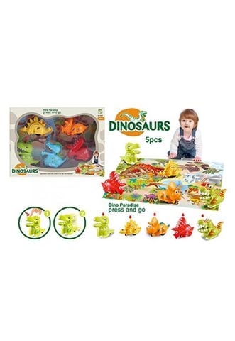 Bộ 5 Xe Trớn Khủng Long Hangwing 9869