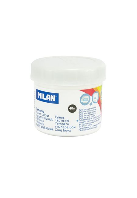 Hộp Màu Nước Vẽ Milan Màu Trắng 40ml 0321006