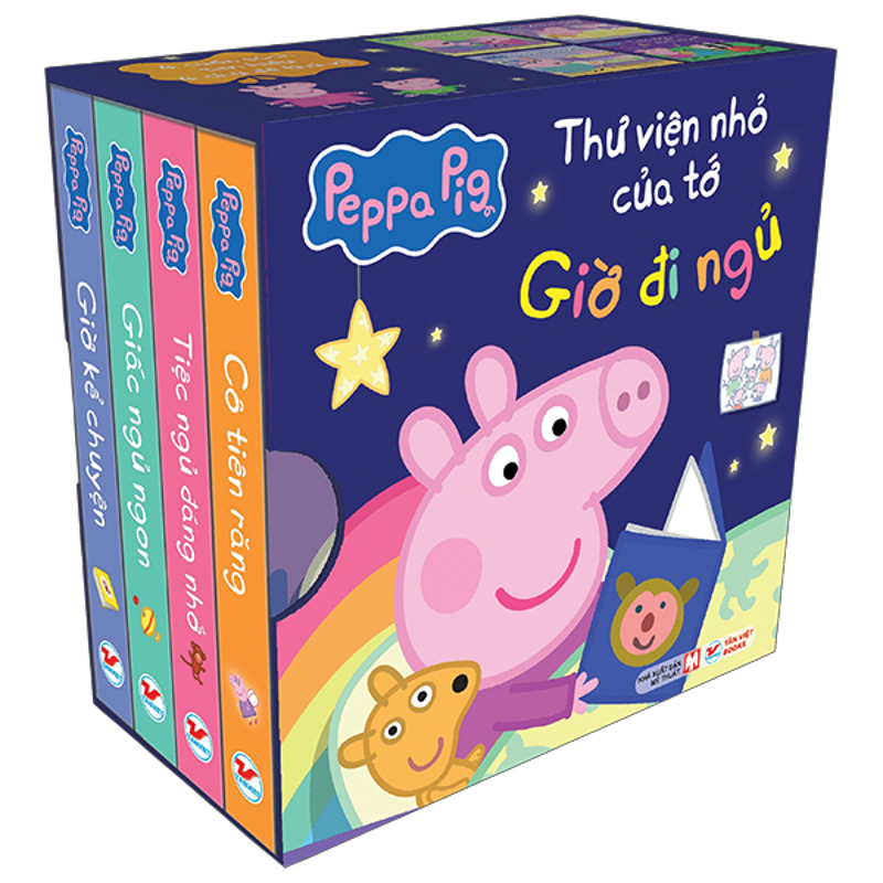 Hộp Sách Peppa Pig - Thư Viện Đầu Tiên Của Tớ (Bộ 4c)