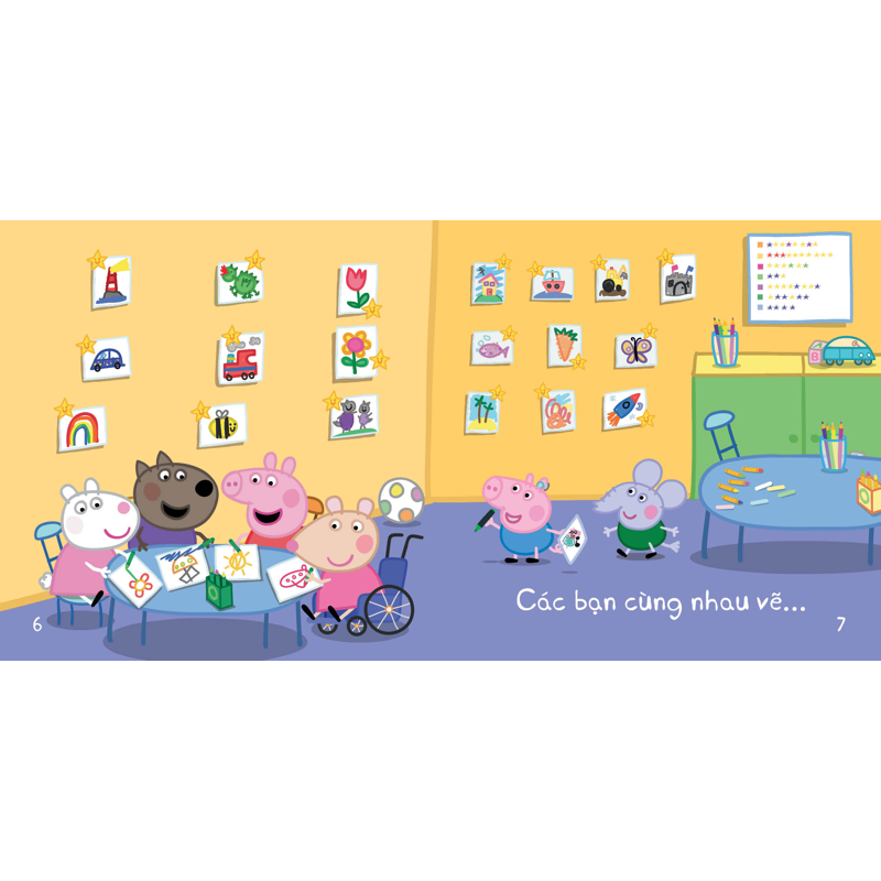 Hộp Sách Peppa Pig - Thư Viện Yêu Thích Của Tớ (Bộ 4c)
