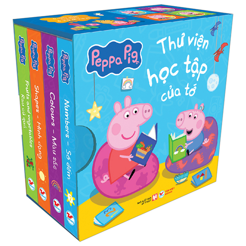 Hộp Sách Peppa Pig - Thư Viện Yêu Thích Của Tớ (Bộ 4c)