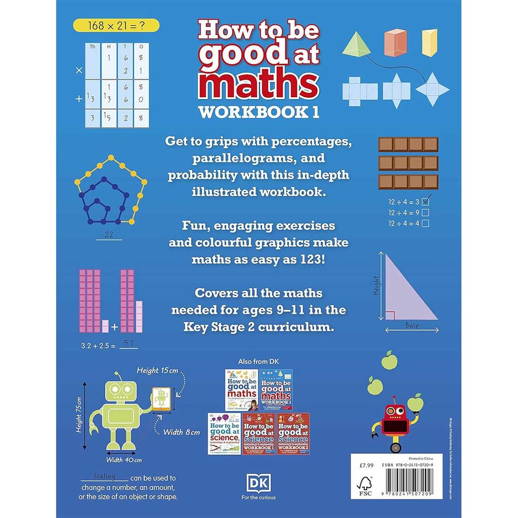 How To Be Good At Maths Workbook 2: The Simplest-Ever Visual Workbook
