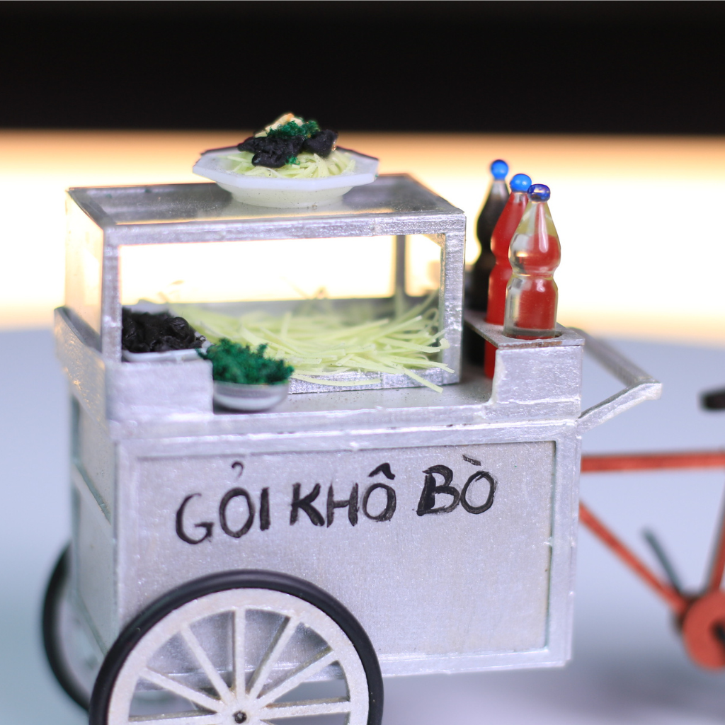 Xe Hàng Rong - Xe Gỏi Khô Bò HR15