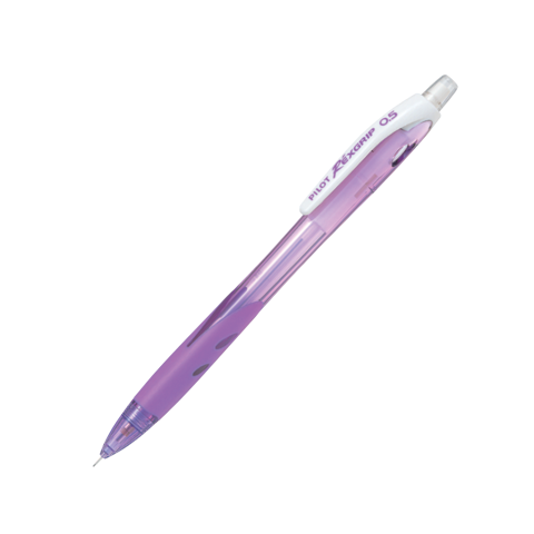 Bút Chì Bấm Rexgrip (Thân Tím Trong) HRG10R-CV-BGD2B